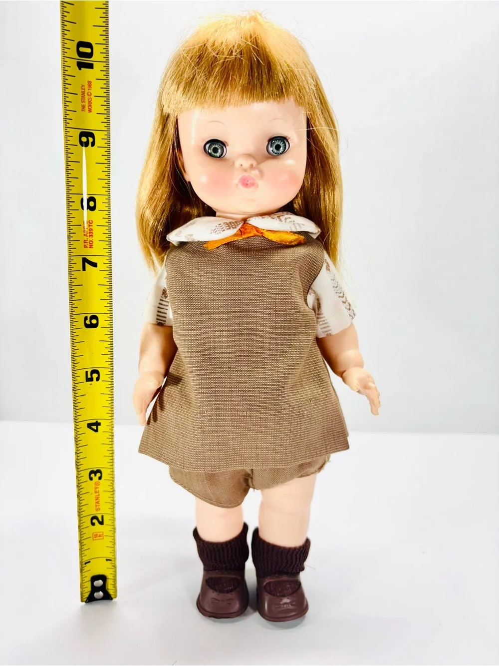 Effanbee Brownie Girl Scout Doll Missing Hat 1966 Vintage 11-944